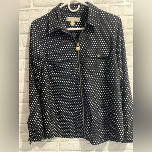 Micheal Kors Large Zipper Blouse